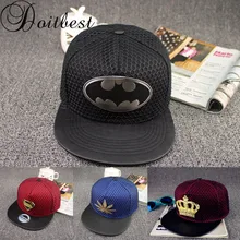 Бренд Doitbest, бейсболка с изображением короны Бэтмена, шапка для мужчин и женщин, для подростков, Повседневная Бейсболка Супермен в стиле хип-хоп