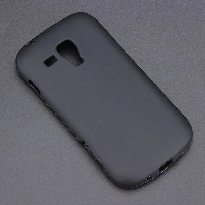 

Black Gel TPU Slim Soft Anti Skiding Case Back Cover For Samsung Galaxy S Duos 2 Trend plus GT S7580 S7582 silicone Bag