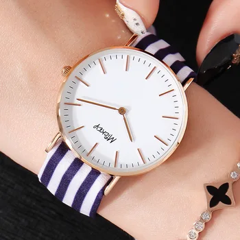 

fashion ladies clocks fabric Disney brand Mickey mouse wristwatches quartz waterproof simple watches Citizen movement