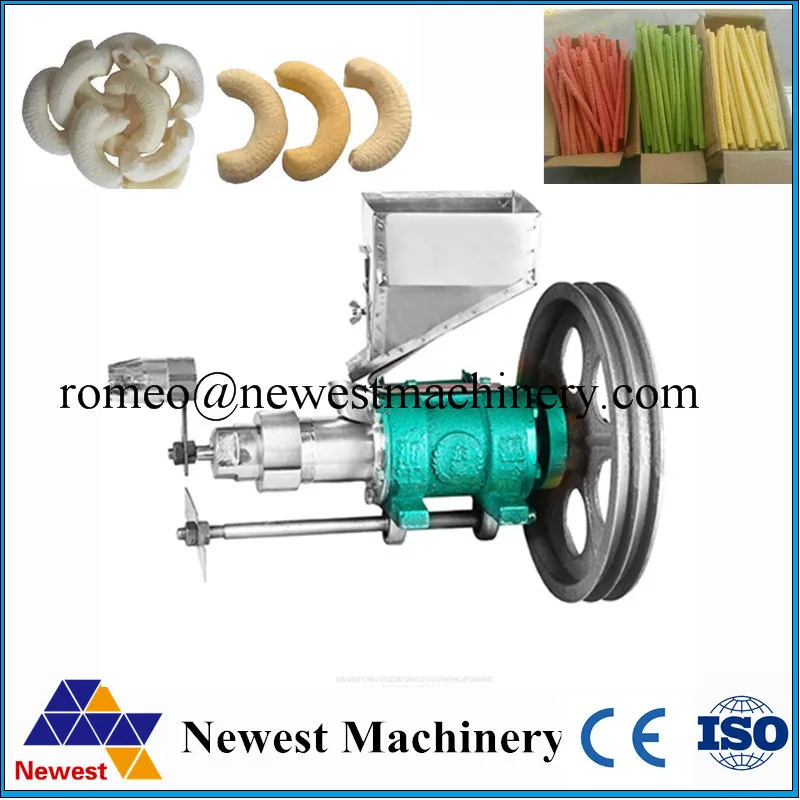 

Good quality wheat flour puffed food extrusion machine, flour puffing food extruder,20-25kg/h rice puffed snack food machine