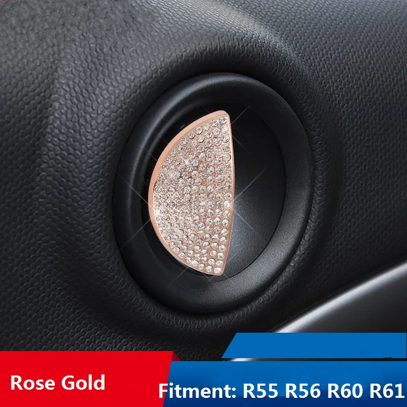 2 шт. автомобильные наклейки кристаллы для мини купера Clubman Countryman R55 R56 R60 R61 2007 2008 2009