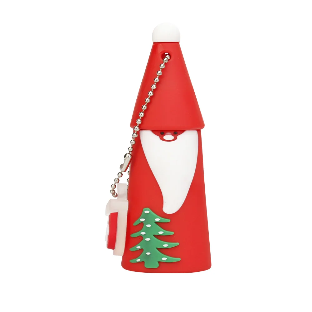 pendri USB Flash Drive 128GB Pendrive cartoon snowman Christmas tree gifts 64GB 32GB 16GB 8GB 4GB Elk Deer Santa Claus Pen drive