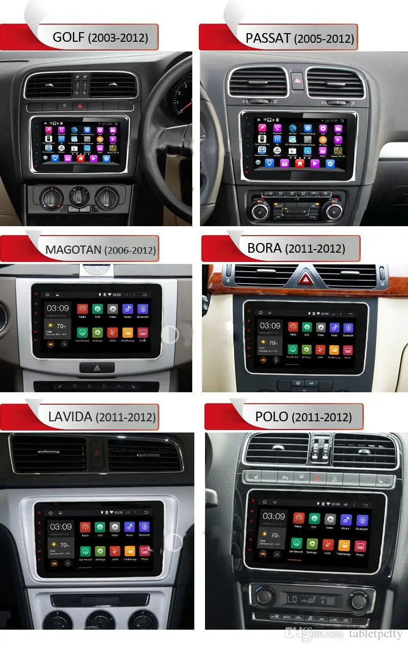 Cheap 8" Android Car DVD GPS/Car Audio Radio Stereo for VW GOLF6/new polo/New Bora/JETTA/MK4 B6/PASSAT/Tiguan/SKODA OCTAVIA/Fabia 10