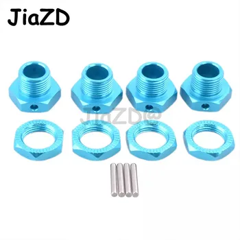 

4PCS HSP 81011 17mm Hex Adapter Aluminum Alloy Wheel Hub Hexagon Adapter for 1:8 94662 94081 Hobao Team C RC Cars