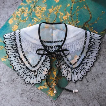 

MIARA.L 2019 high quality lace simple sweater collar blouse false collar collar shirt false collar for wholesale