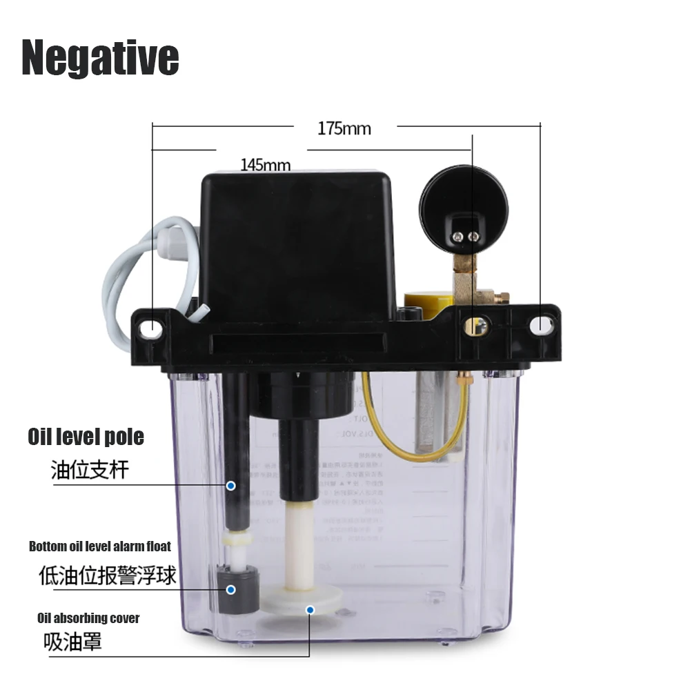 Najtaniej 1PC 220V 1L 2L 2 litry pompa smarująca automatyczny olej smarowyolej smarowy pompa CNC elektromagnetyczna pompa smarownicza smarownica