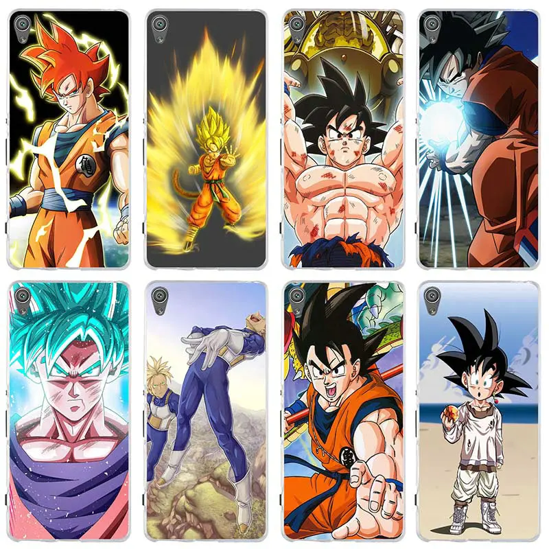 Cases for Sony Xperia E3 E5 T3 M2 M4 M5 XA XZ Z Z1 Z2 Z3 Z4 Z5 Compact Bags Dragon Ball Super Saiyan God Son Goku | Мобильные