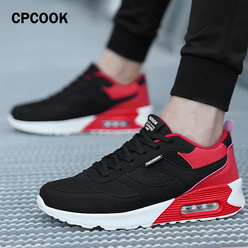 

New Men's Running Shoes Spring Breathable Lightweight Man Sneakers Walking Shoes Air Cushion Male Jogging Footwear Sports Shoes