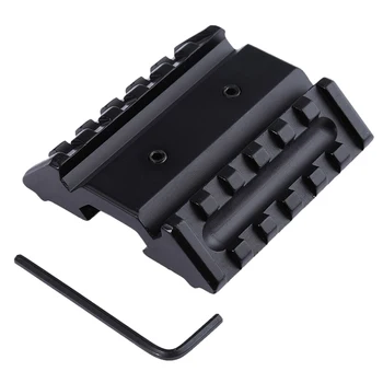 

Hunting Accessories Military Gear Tactical Dual 45 Degree Offset Mount Picatinny Rail For Sight Flashlight