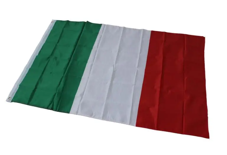 90x150 см большой итальянский флаг полиэстер Италия Национальный Баннер счастливые Подарки Высокое качество полиэстер ткани