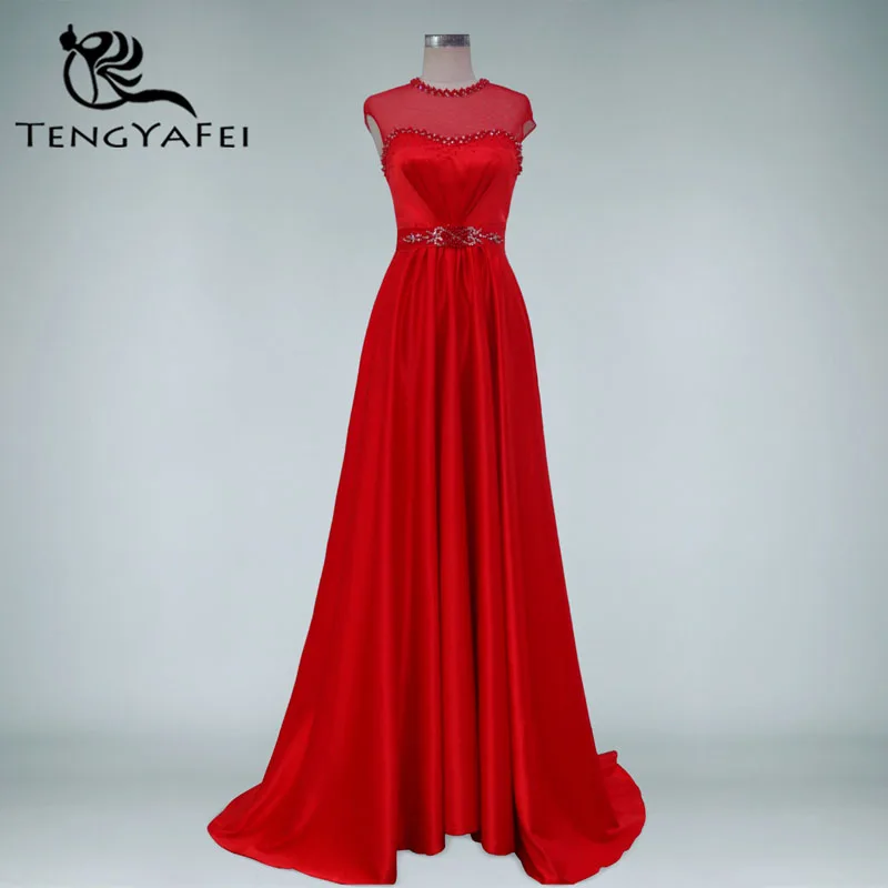 

elegant robe de soire cap sleeve red long Evening Dress 2015 new arrival formal dresses a-line Women Gown vestidos pearls
