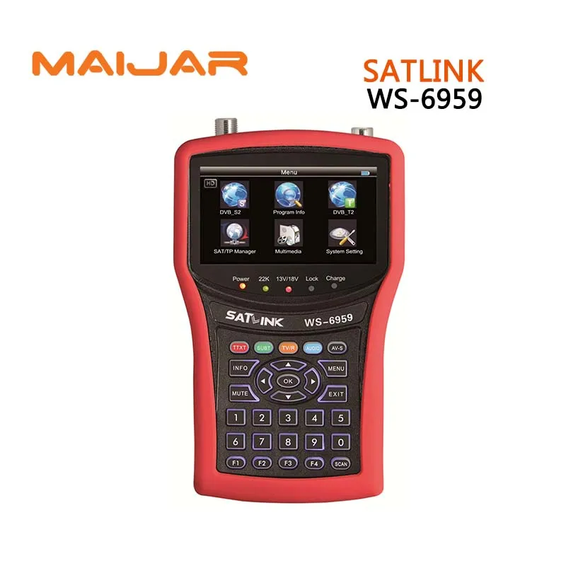 

original Digital satellite finder meter Digital terrestrial signal satlink ws-6959 4.3 Inch HD TFT LCD Screen ws6959 finder