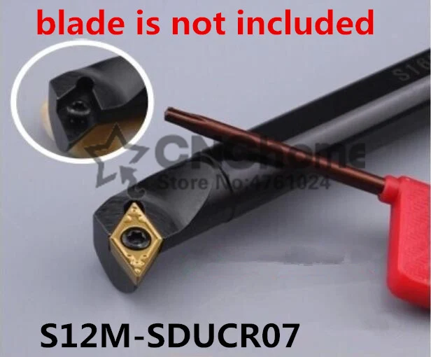 1P S12M-SDUCL07 CNC lathe internal tool holder boring bar For DCMT0702 Insert