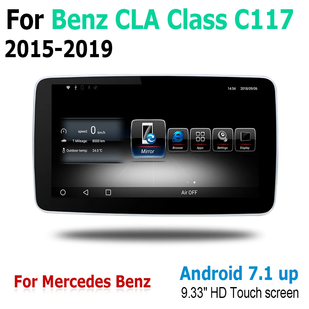 Best 9.33" Android Touch Screen Multimedia Player Stereo Display navigation GPS For Mercedes Benz CLA Class C117 2015~2019 NTG 2 Best 9.33" Android Touch Screen Multimedia Player Stereo Display navigation GPS For Mercedes Benz CLA Class C117 2015~2019 NTG 2