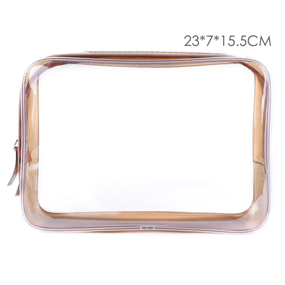 brand new PVC makeup Bags Waterproof Organizer Bag L/M/S Simple Cosmetic bags with soft solid nylon zipper Makeup Tool Kits brand new PVC makeup Bags Waterproof Organizer Bag L/M/S Simple Cosmetic bags with soft solid nylon zipper Makeup Tool Kits