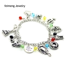 20 шт много Красавица и Чудовище Шарм браслет sl075 подарок для фанатов фильм ювелирные изделия оптом