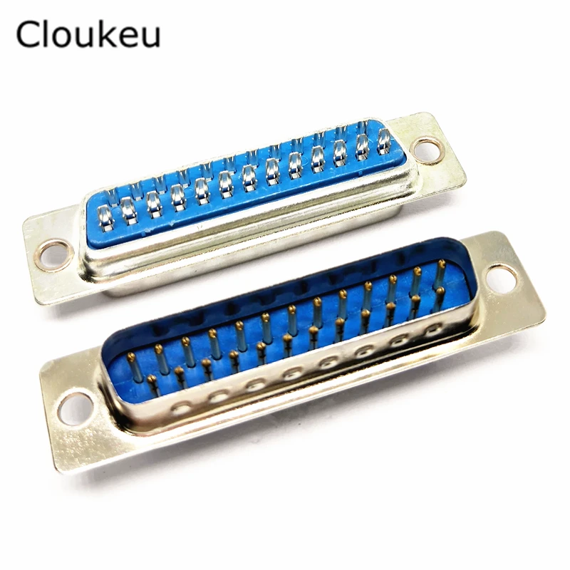 DB25 Pin Male Solder cup connector DB25M serial port adapter 100Pcsin