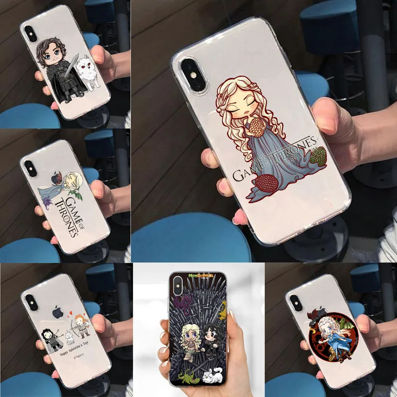 

Game Of Throne Silicone Cover Phone Case For iphone X XS Max XR Cases For iphone 5 5S SE 6 6SPlus 7 7Plus 8 8Plus 11Pro MAX Case