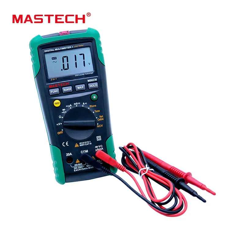 Цифровой Мультиметр MASTECH ms8237 тестер кабелей Netwoek сетчатый кабель трекер тона