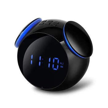 

INGELON K11 Bluetooth 4.2 Radio Alarm Clock Speaker With 2 USB Ports LED Digital Alarm Clock Home Decration Snooze Table Clock