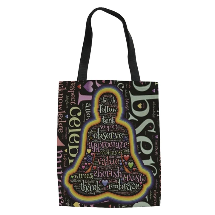 Для женщин большой Ёмкость Холст Многоразовые сумки для покупок Складная Сумка-тоут персонажа женская сумка-шоппер сумка эко Бакалея сумка - Цвет: ZJZ397Z22