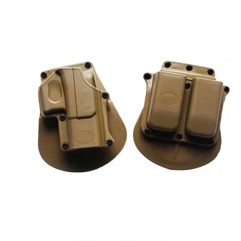 

Outdoor Hunting Right Hand Belt Loop Paddle Platform Tactical Gun Pistol Holster Pouch for Glock 17 19 22 23 31 32 34 35