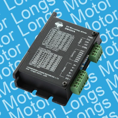 Драйвер шагового двигателя DM420A 1.7A 12 36VDC 128Micostep Bipolar CNC New contorller|stepper motor driver|motor drivermotor