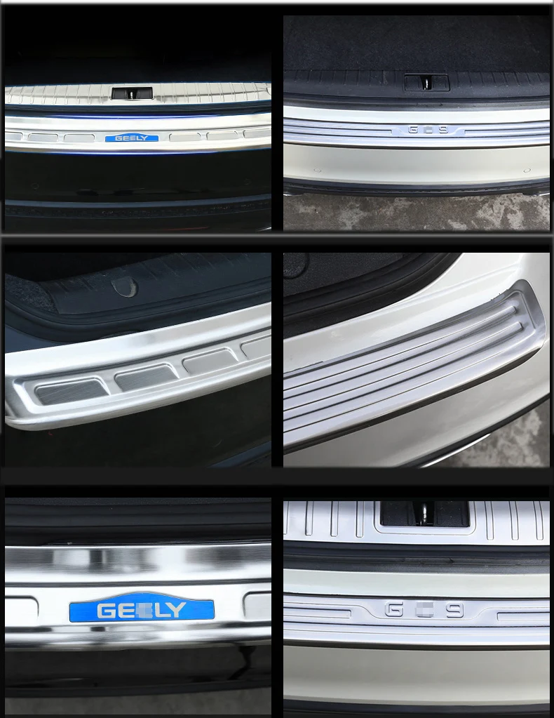 Lsrtw2017 порог для багажника из нержавеющей стали для Geely Borui Emgrand Gt