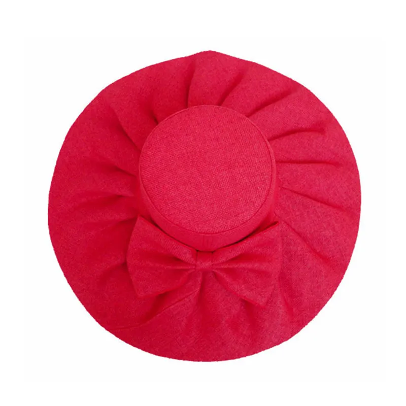 Шляпа женская льняная с широкими полями и большим бантом|sun hat|kentucky derby hatsbeach caps |