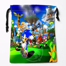 Fl-Q110 New Sonic #11 Custom Printed receive bag Bag Compression Type drawstring bags size 18X22cm 711-#Fl110