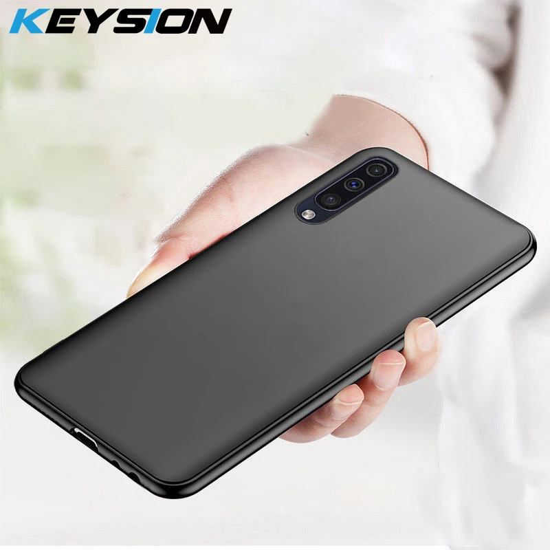 KEYSION матовый чехол для Samsung Galaxy A50 A30 A20 A10 A70 Мягкий ТПУ силиконовый бампер ультра