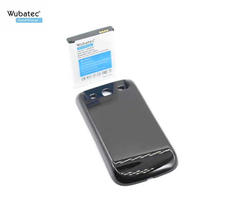Wubatec 1x4200 мА/ч, S3 I9300 NFC Расширенный Батарея для samsung Galaxy S3 S 3 i9300 I9308 I9305 T999 L710 i747 i535 L300 S960L M440