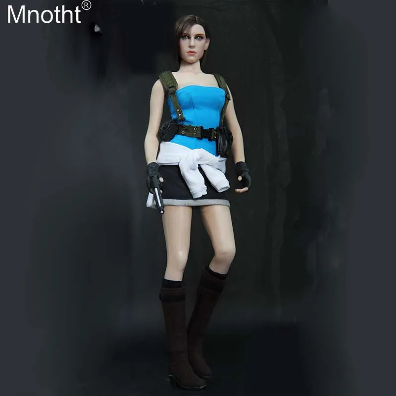 

Mnotht 1/6 FS013 Gil Woman Soldier Shirt Skirt Suit Clothes Boots Model Toy Accessory for 12in Action Figure Collection Gift m3n