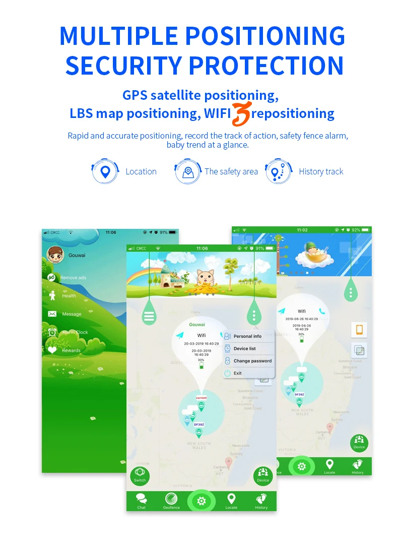 Смарт-часы детские gps трекер часы 4G IP67 Водонепроницаемый gps LBS Wi-Fi позиционирование видео Звонок камера Детские умные gps часы DF33