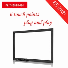 Инфракрасная рамка на ТВ 6" 65 дюймов инфракрасный, с USB 6 точек сенсорного экрана, чтобы сделать ваш телевизор сенсорный экран
