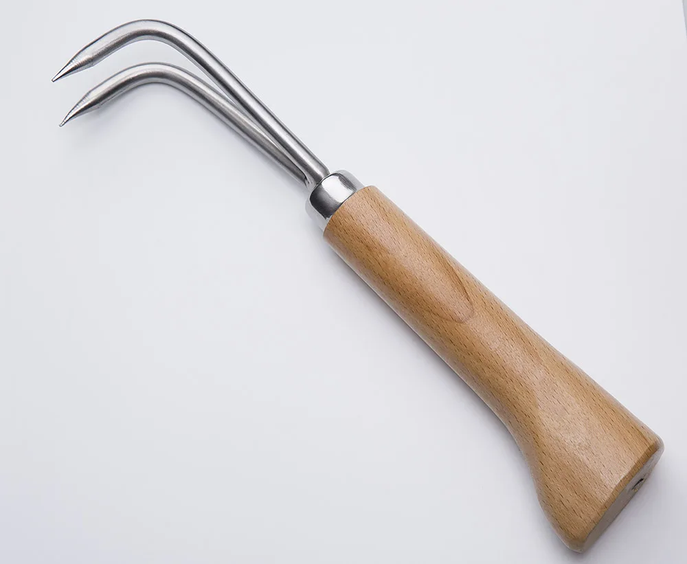 Садовые инструменты Бонсай инструменты JTG-05 крюк деревянная ручка из нержавеющей стали крюк крепкий очень твердый и прочный сделано бонсай Тянь
