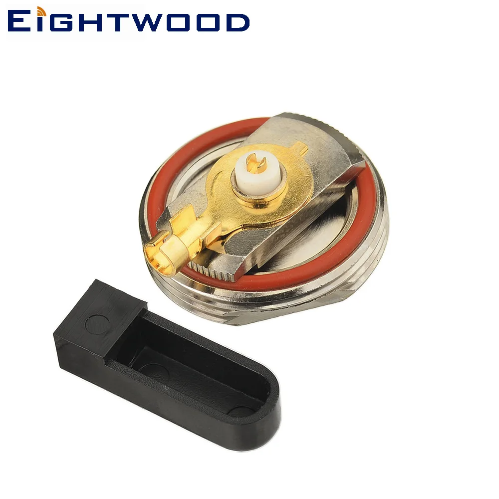 

Eightwood CB Radio Antenna Adapter NMO Mount Crimp/Solder Attachment for RG58 RG55 RG141 RG142 RG223 RG400 RG303 LMR-195 Coaxial