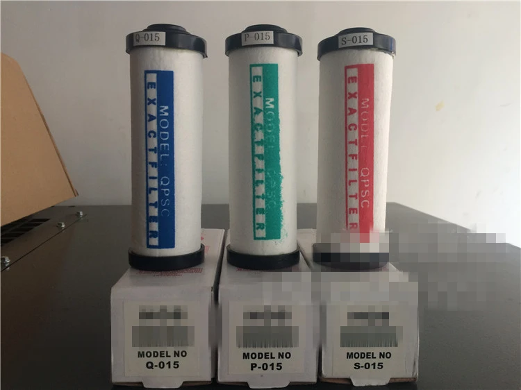 1Pc Q/P/S/C-015/024/035 De-Dusting/Water/Oil/Odorize Corrugated Pneumatics Coalescing Element Exact Filter Core Air Compressor |