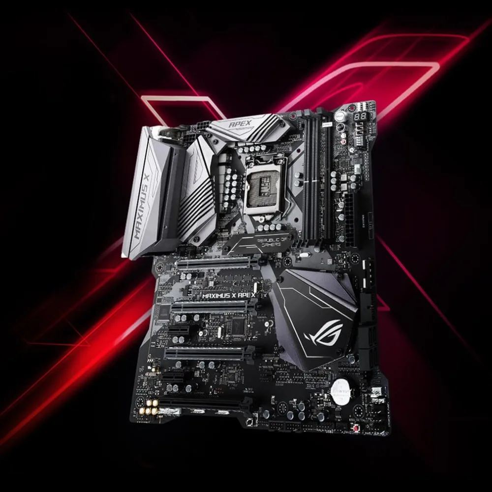 ROG MAXIMUS X APEX Z370 материнская плата LGA1151 разъем DDR4 Тип памяти 32 Гб Dual M.2 USB3.1 компьютерная материнская плата