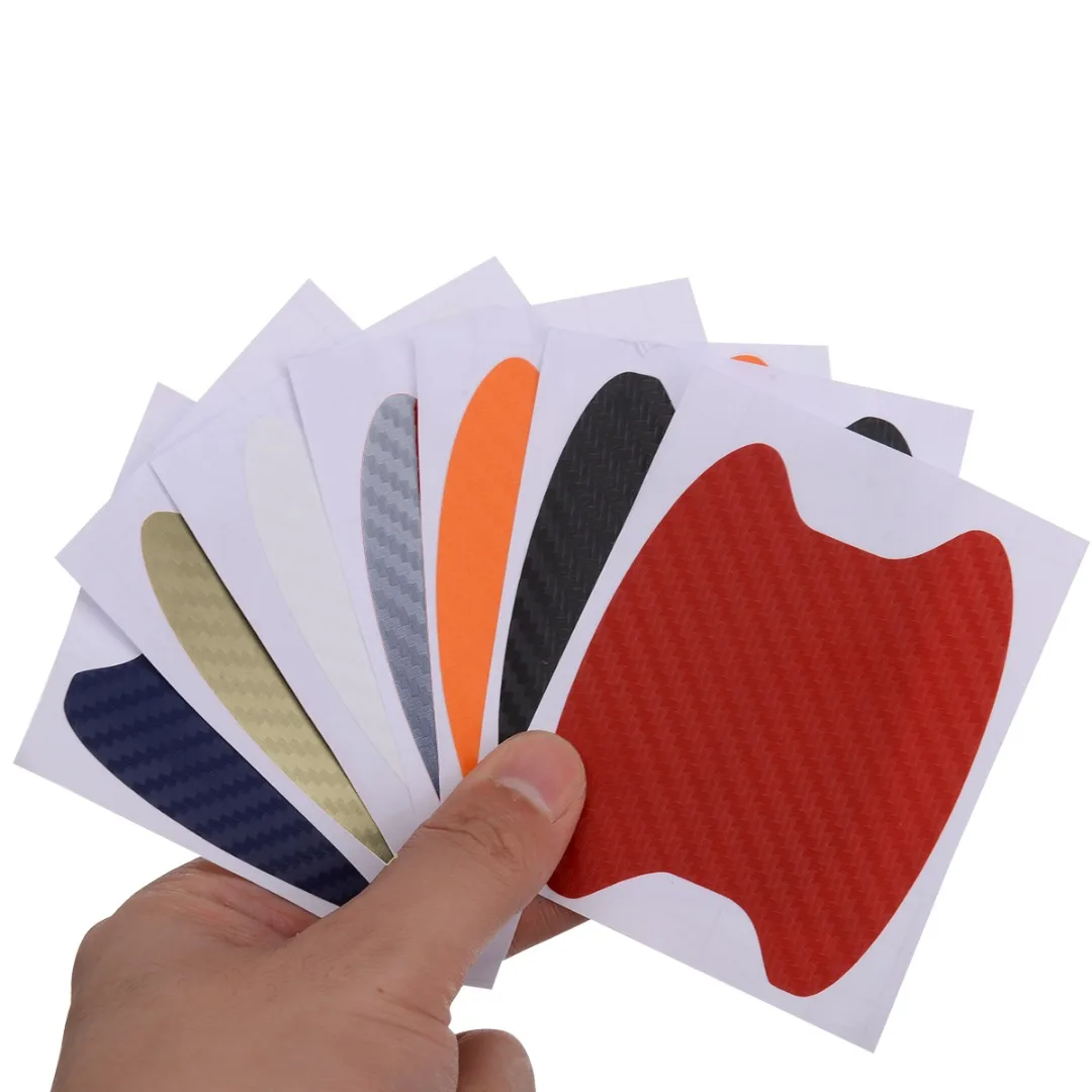 4Pcs/Set Car Door Film Sheet Handle Scratch Sticker Scratch Protector Cover Car Scratch Protector Sticker