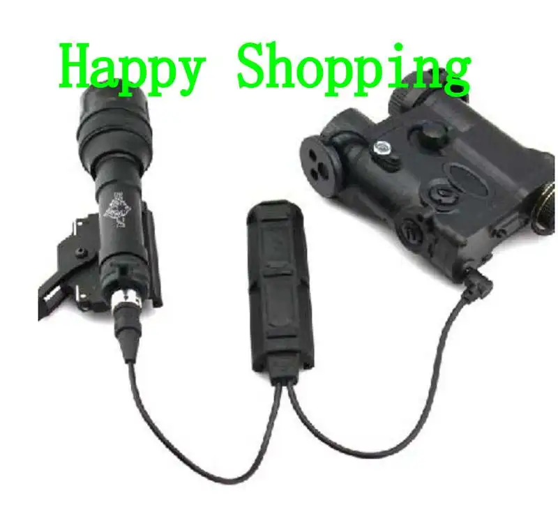 

Night Evolution Tactical Remote Dual Switch 2 Plug Military Pressure Pad Switch Flashlight an peq airsoft Switch