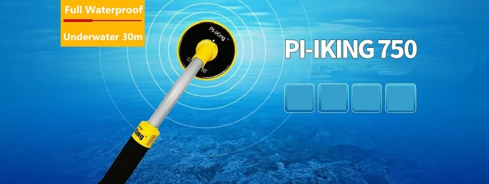 Подводный 30 м Pi-iking обновление Vibra-iking 750 Таргетирование Pinpointer импульсная индукция(PI) металлоискатель водонепроницаемый набор вибраторов