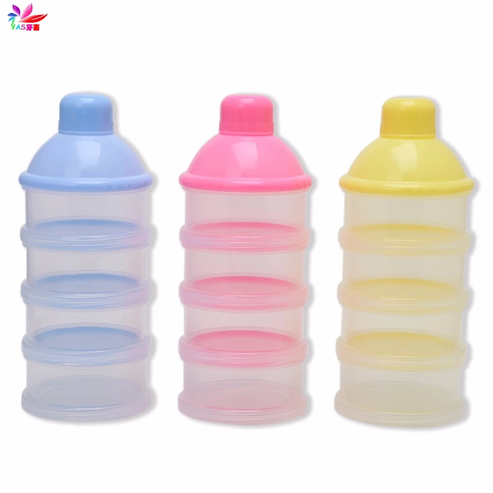 Детское питание молоко бутылка для воды коробка контейнер для хранения бутылки 4 слоя-TwZ
