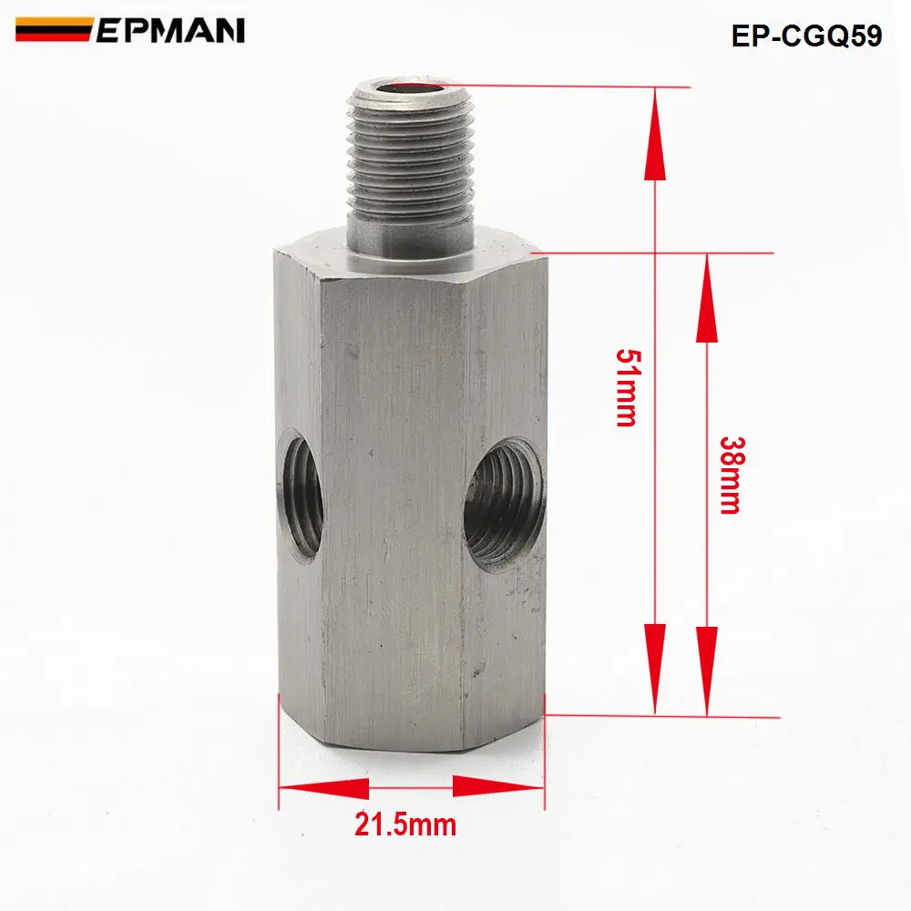 Epman датчик давления масла манометр два фитинга 1/" NPT female& M10 10X1,0 мужской EP-CGQ59