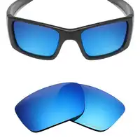 Mryok+ POLARIZED Resist SeaWater Replacement Lenses for Oakley Fuel Cell Sunglasses Ice Blue