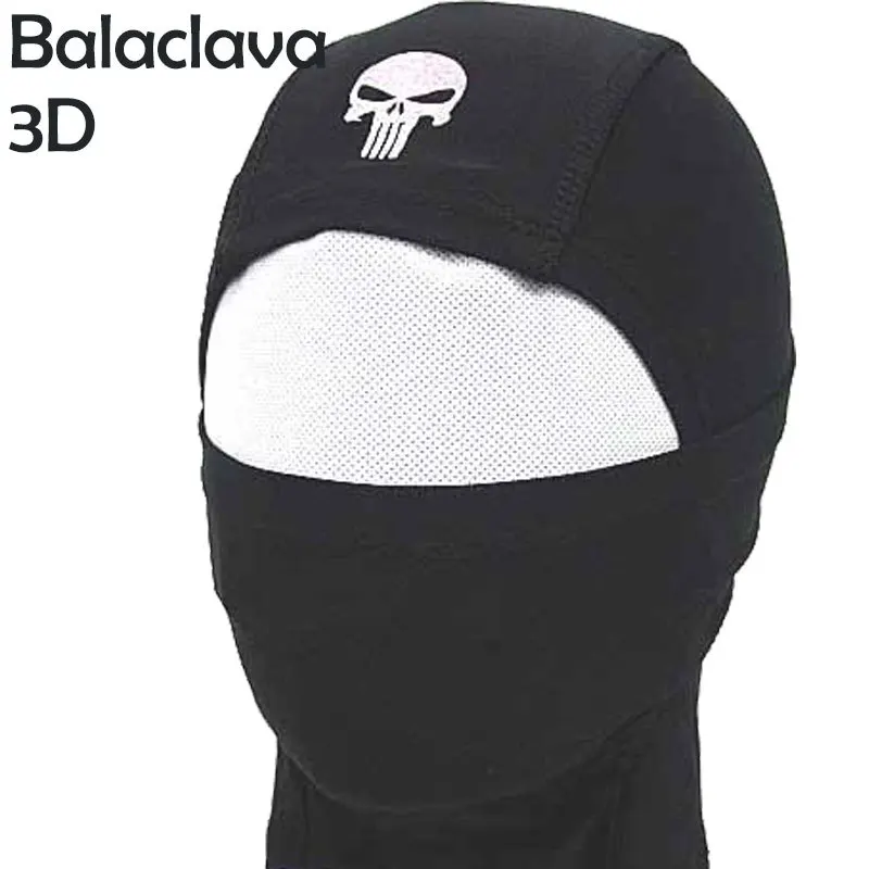 

Punisher Balaclava Hood 3D Full Face Head Mask Protector Paintball Outdoor Hunting Tactical Masks Windstopper Scarf