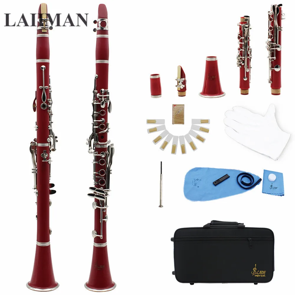

2018 10 Colors Clarinet Bakelite Material Falling Tune B In Stock 48 Hours Shipping