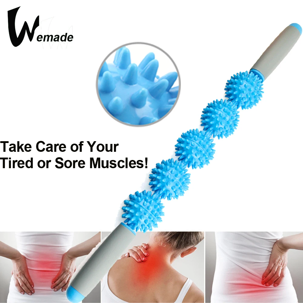 

Roller Massage Roller Stick Muscle Roller - Deep Tissue Fascia Massager Release Pain Leg ,Neck & Back 52cm