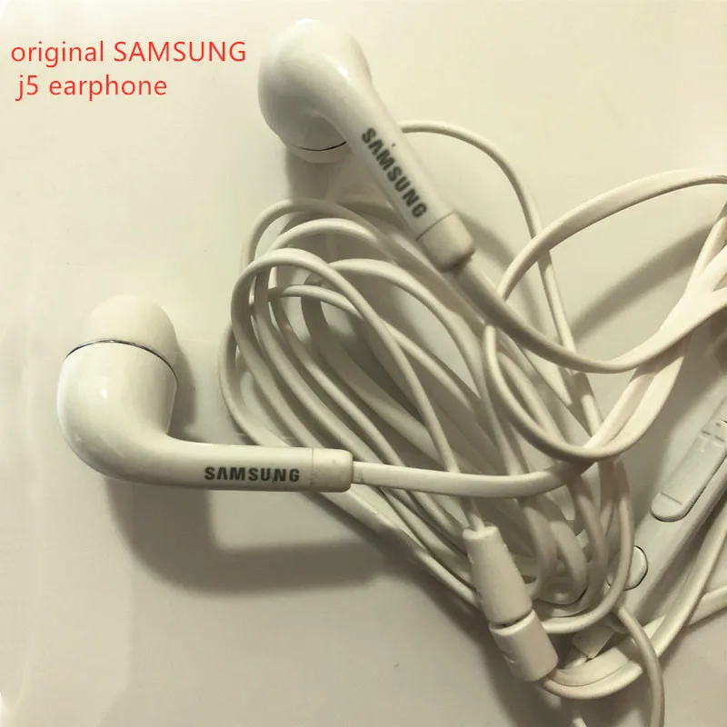 Оригинальные наушники samsung J5 плоский шнур Super Bass Наушники с