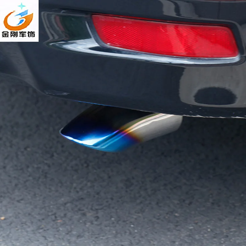

Stainless Steel Rear Exhaust Pipe Tail Muffler Fit For Corolla Levin 2014-2017 Car Pipers Trim Modified Throat Liner